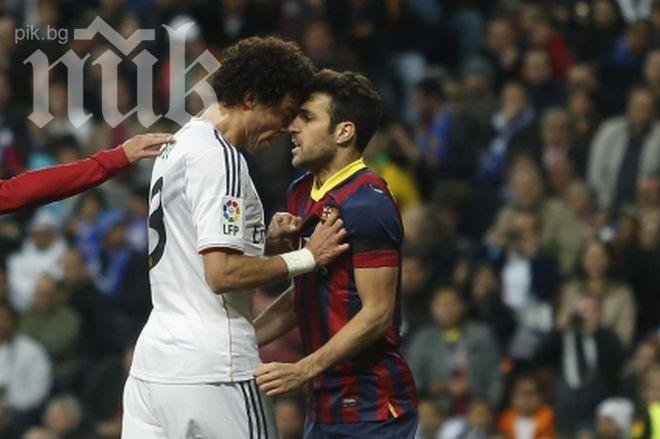 Вижте хулиганския сблъсък между Пепе и Фабрегас (видео)