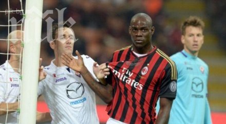 марио балотели съдията провокираше време мача фиорентина