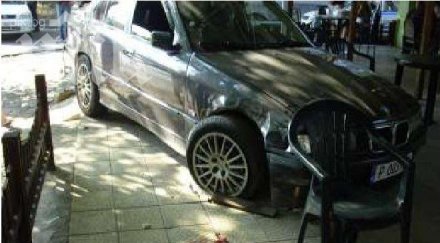 зрелищна катастрофа варна бмв излетя тротоар