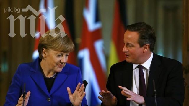 Камерън и Меркел с общ план срещу социалния туризъм