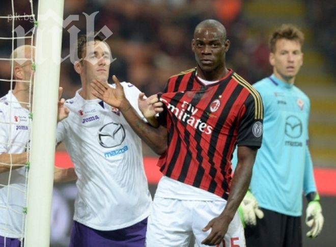 Марио Балотели: Съдията ме провокираше по време на мача с Фиорентина