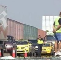 Голяма трагедия на магистрала „Тракия“! Сблъскаха се 21 автомобила в две катастрофи, има загинали