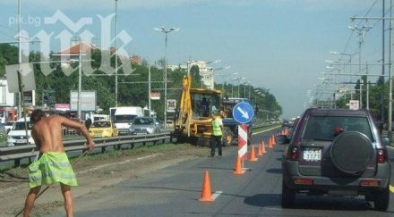 затварят едното платно цариградско шосе