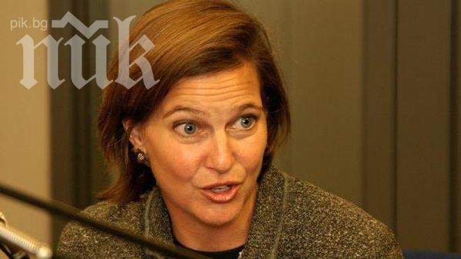 Виктория Нюланд идва в България