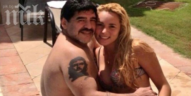 Великият Диего Марадона изгони младата си любовница, била крадла