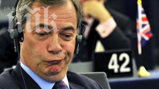 Хулещият българите Найджъл Фарадж определи Путин като брилянтен политик