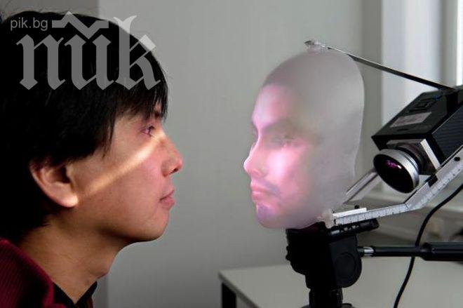 Създадоха робот с човешко лице