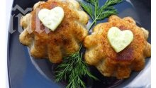 Картофени кексчета с гъби