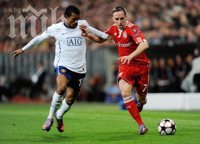 Манчестър Юн. взе хикс на Байерн, Швайнщайгер получи червен картон!