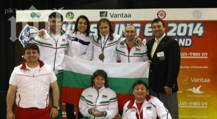 българия завърши медала европейското борба