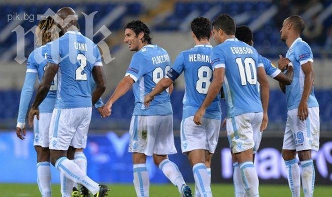 Лацио би Сампдория, продължава да мечтае за Европа