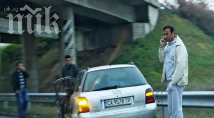 ауди размаза мантинела автомагистрала тракия