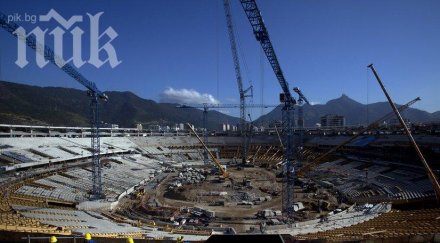 сблъсъци охранители строители олимпийския парк рио жанейро