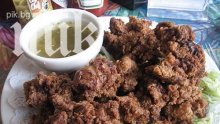 Пържени пилешки дробчета