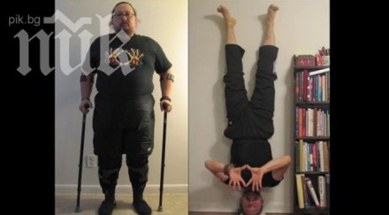 трогателната история мъж проходил години инвалидна количка видео