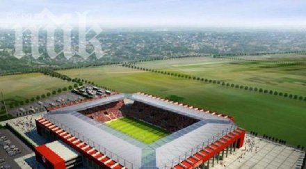 новият национален стадион готов година половина