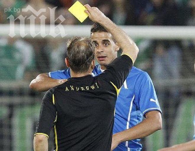 Левски ще обжалва червения картон на Аймен Белаид