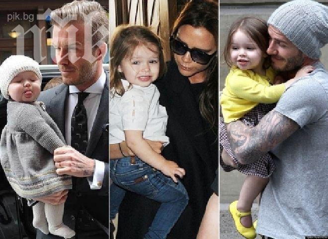 Дъщеричката на Дейвид Бекъм е най-стилното хлапе в света