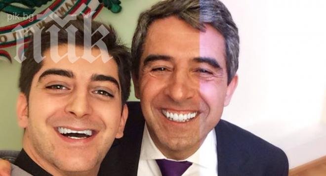 Сашо Кадиев си направи селфи с Плевнелиев, приятели се шегуват с него във Фейсбук (снимка)