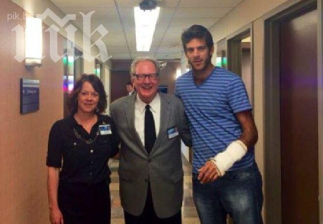 Дел Потро информира феновете за възстановяването си