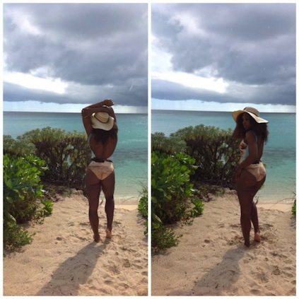 Серина показа прелести на Бахамите (Снимки)