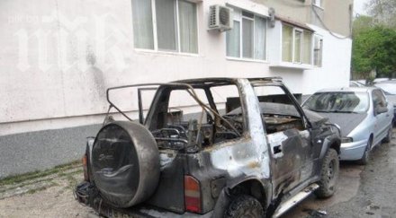 джип взривен варна втората унищожена кола дни морския град снимки