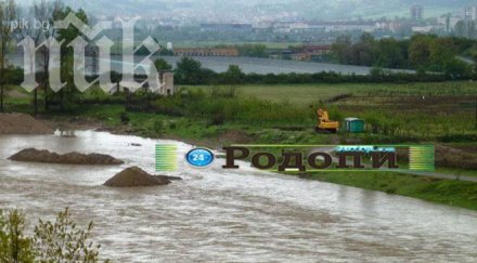 свлачища активираха източните родопи опасност наводнения