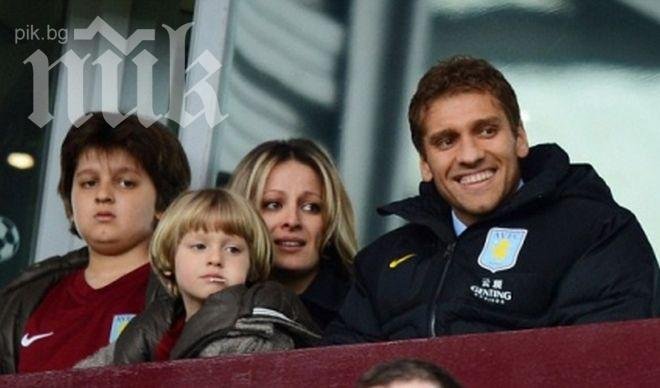 Стилиян Петров връчва титлата на Селтик