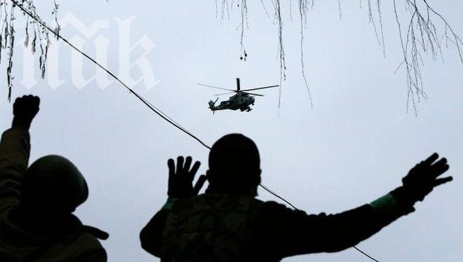Обстрелваха граждански вертолет край Славянск с автомат