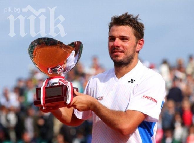 Вавринка обърна Федерер в швейцарския финал в Монте Карло