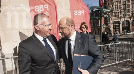 станишев шулц откриват ндк предизборната кампания социалистите