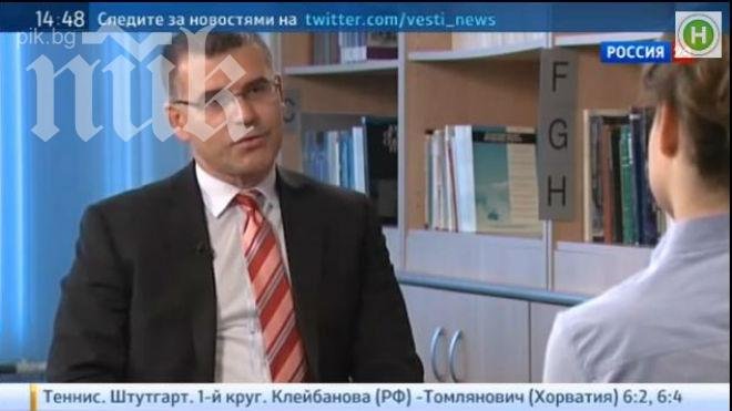 Симеон Дянков пред руска телевизия: Санкциите срещу Москва са невъзможни (видео)