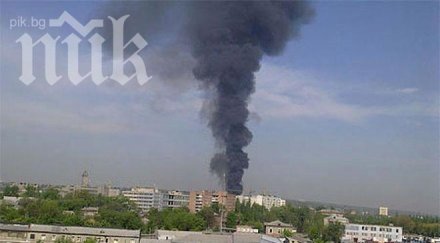 пожар избухна кооперативния пазар харков