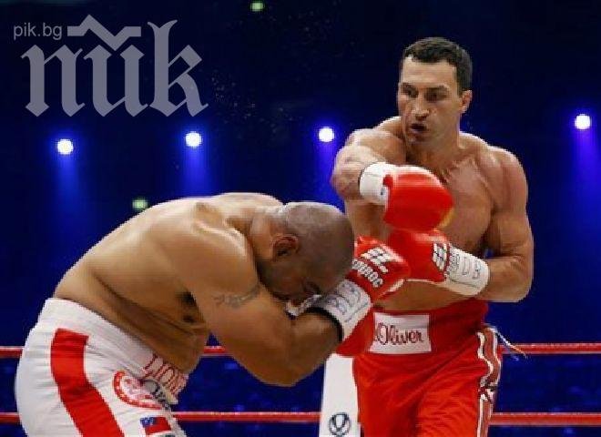 Владимир Кличко смаза от бой Лиапай, претендентът издържа само 5 рунда