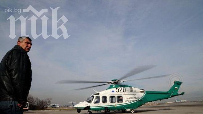 На летището Краматорск е избухнал хеликоптер