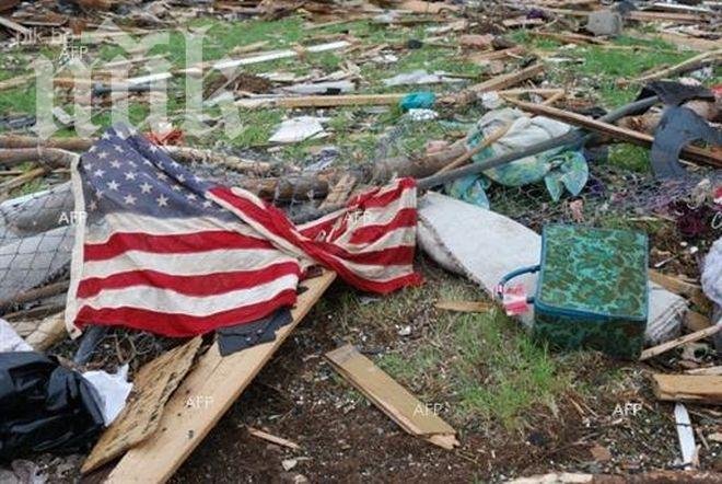 Броят на жертвите на торнадо в САЩ достигна 17 души