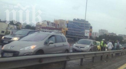 задръствания блокираха центъра софия