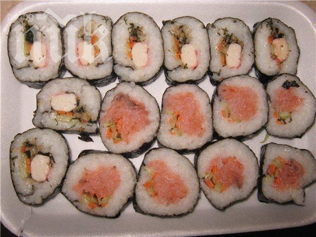 Суши вместо агне за Гергьовден