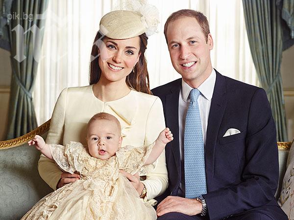 Кралското семейство Уилям и Кейт чества 3-годишнината си