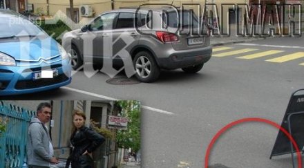 кола помете пешеходка центъра бургас обновена снимки