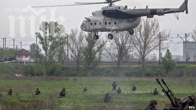 Войници на Украйна водят нова битка в село край Славянск