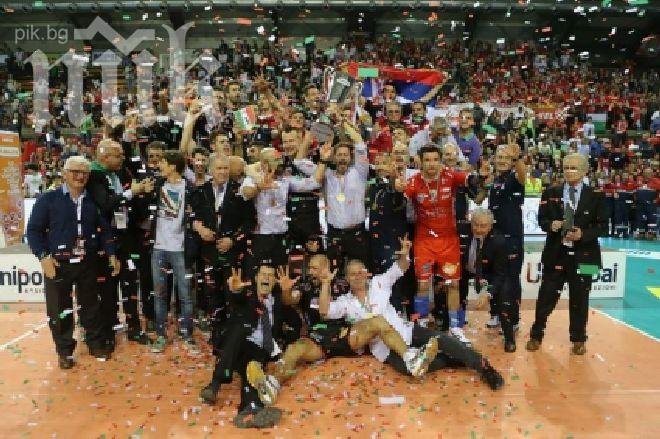 Волейболният Мачерата с трета титла в Италия