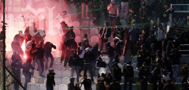 Агитки се пердашат до кръв в Солун