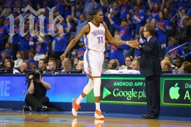 Официално: Кевин Дюрант е MVP на сезона в НБА