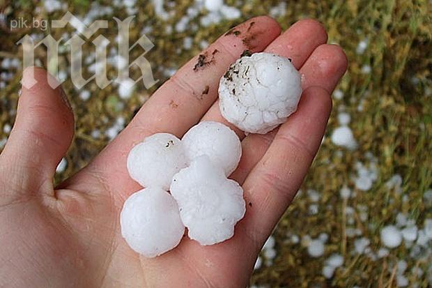 Градушка с големина на грахово зърно удари Смолян