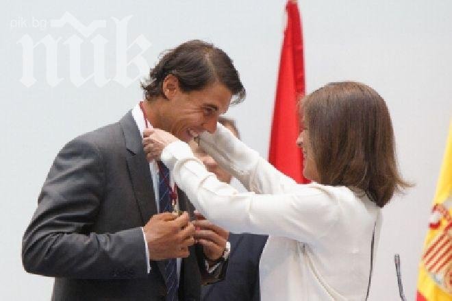 Обявиха Рафаел Надал за почетен гражданин на Мадрид