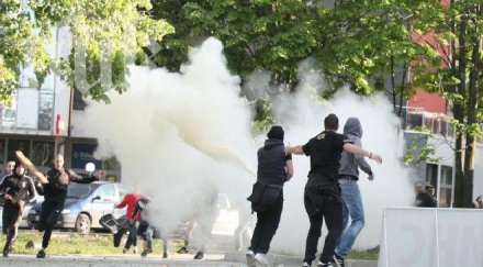 мвр задържа част вандалите потрошили зала христо ботев