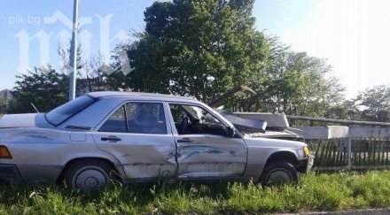 мерцедес заби мантинелата бул цариградско шосе