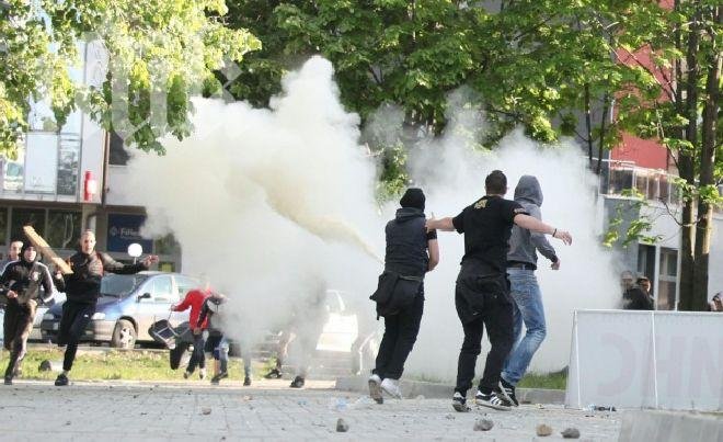 МВР задържа част от вандалите, потрошили зала Христо Ботев