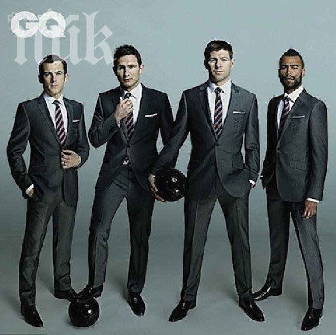 Английски национали грейнаха в модно списание